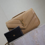 Saint Laurent Loulou Small In Matelasse Lambskin